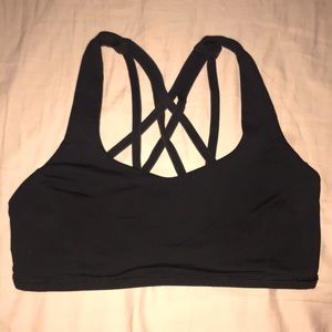Small Black, Strappy Back, Lululemon Sportsbra